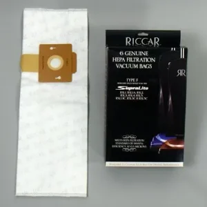 Riccar Bag RFH-6 SupraLite Type F HEPA RSL R10E 6 Pack
