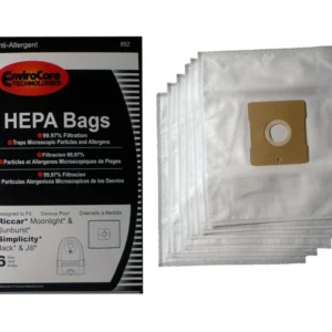 EnviroCare 852 Riccar Vacuum Bags 6 Pack Fits Riccar Type CC