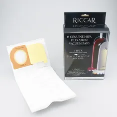 Riccar Bag RXH-6 Radiance Type X HEPA RAD RADP 6 Pack
