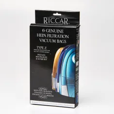 Riccar Bag RZH-6 Type Z Canister HEPA Moonlight Sunburst 6 Pack