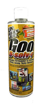 Core UGDP-16 Goo D-solv-r Core Unbelievable 16oz Squeeze Bottle Stain Remover Core UGDP-16 Goo D-solv-r Core Unbelievable 16oz Squeeze Bottle Stain Remover