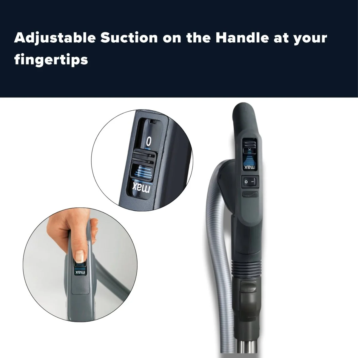 SEBO E3 Premium Graphite 91601AM SEBO E3 Premium Graphite 91601AM - Image 3