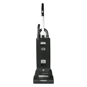 SEBO Automatic X7 upright vacuum cleaner in black” “Black SEBO X7 vacuum cleaner with automatic height adjustment” “SEBO X7 Premium upright vacuum for carpet cleaning” “Front view of SEBO Automatic X7 vacuum cleaner in black” “SEBO X7 upright vacuum with onboard hose and attachments” “Black SEBO X7 vacuum cleaner on carpeted floor” “SEBO Automatic X7 pet-friendly upright vacuum cleaner”