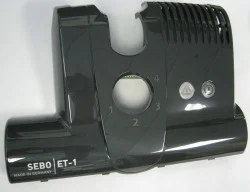 SEBO AIRBELT E3 Premium Power Head Cover Gray Black Part 2326GSET