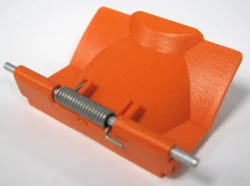 SEBO Essential G1 G4 G5 300 350 Mechanical Access Door with Axle and Spring Orange Part 2868OR
