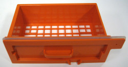 SEBO 300 350 Mechanical Exhaust Filter Holder Box Orange Part 50216OR