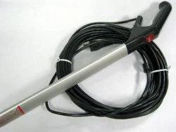 SEBO Automatic X4 Handle with Cord Tube and Switch Gray Black/red Part 5645AM