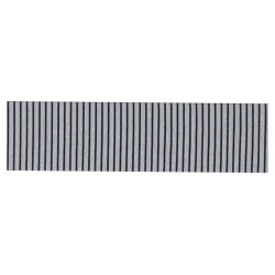 SEBO AIRBELT D4 Premium Airbelt Textile with Clips D K and C Black/silver Stripes Part 6047AM10