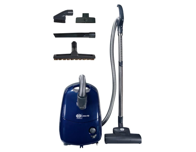 SEBO AIRBELT E2 Turbo Dark Blue Canister Vacuum – 91620AM SEBO E2 Turbo 91620AM Dark Blue canister vacuum