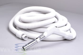 Plastiflex 06-1121-06 30 Ft Low Voltage Central Vacuum Hose with Button 1-3/8 Inch Gray Plastiflex 06-1121-06 30 Ft Low Voltage Central Vacuum Hose with Button 1-3/8 Inch Gray